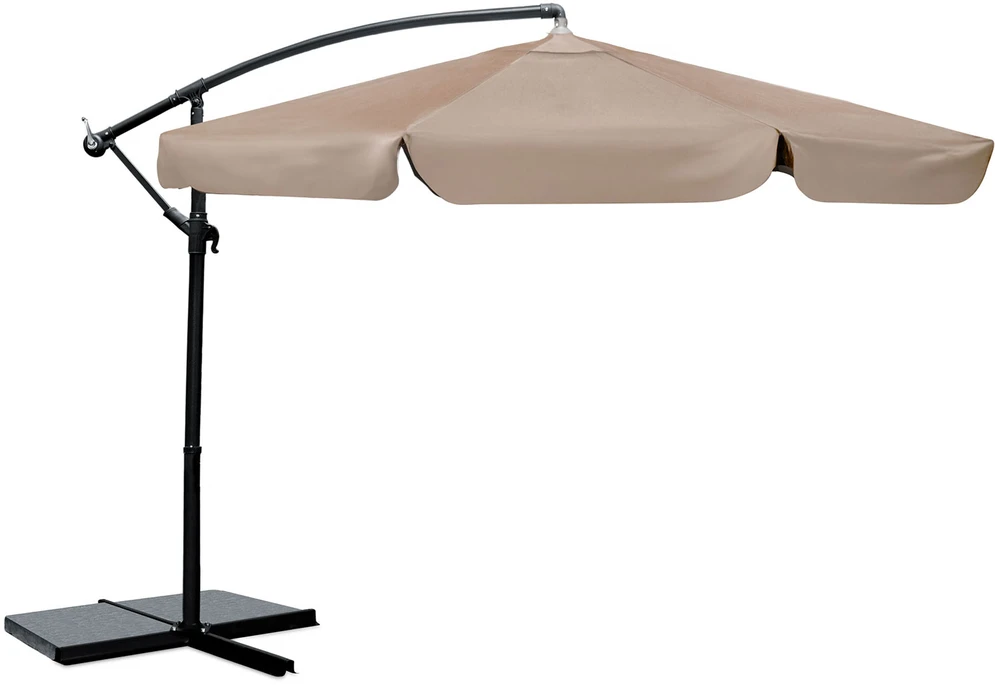 Sulankstomas 8 segmentų 350 cm sodinis skėtis su dėklu Plonos PL-881