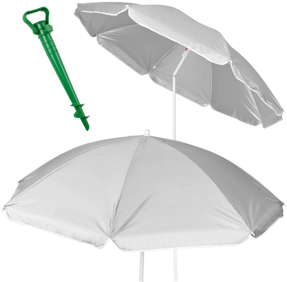 Parasol sodo plażowy regulowany łamany składany UV 150cm pilka