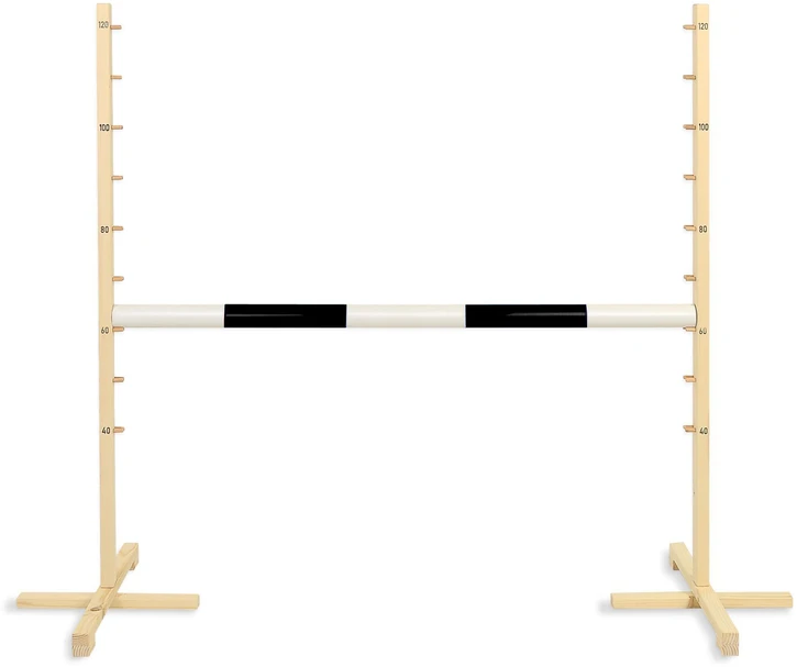 Super Hobby Horse Šuolių kliūtis Hobby Horse su 120 cm juoda kartimi