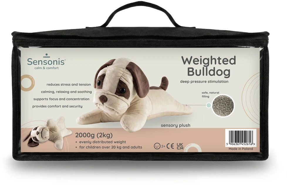 Sveriamas pliušinis buldogas Sensonis 2kg (GAD03255)