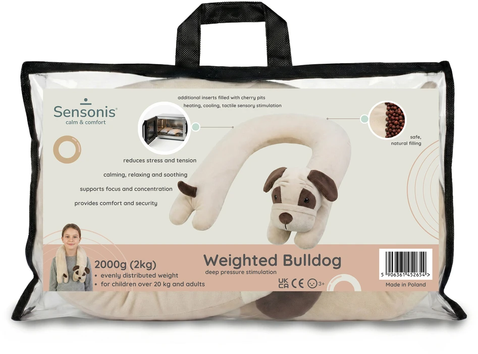 Sveriamas pliušinis buldogas Sensonis 2kg (GAD03278)