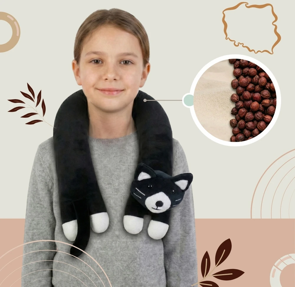 Svertinis pliušinis katinas Sensonis juodas 2kg