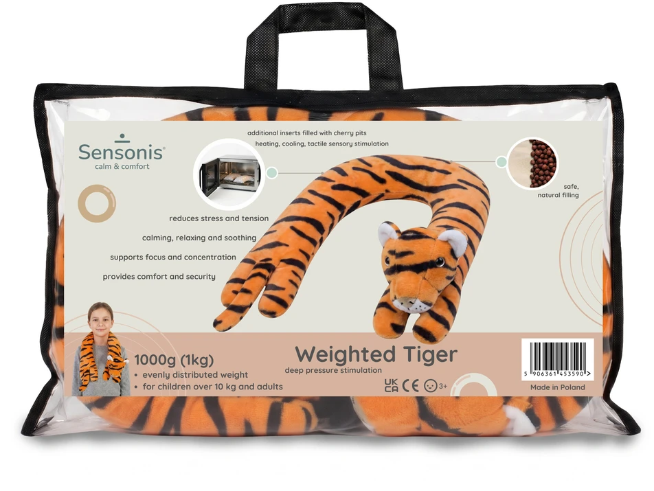 Svertinis pliušinis tigras Sensonis 1kg