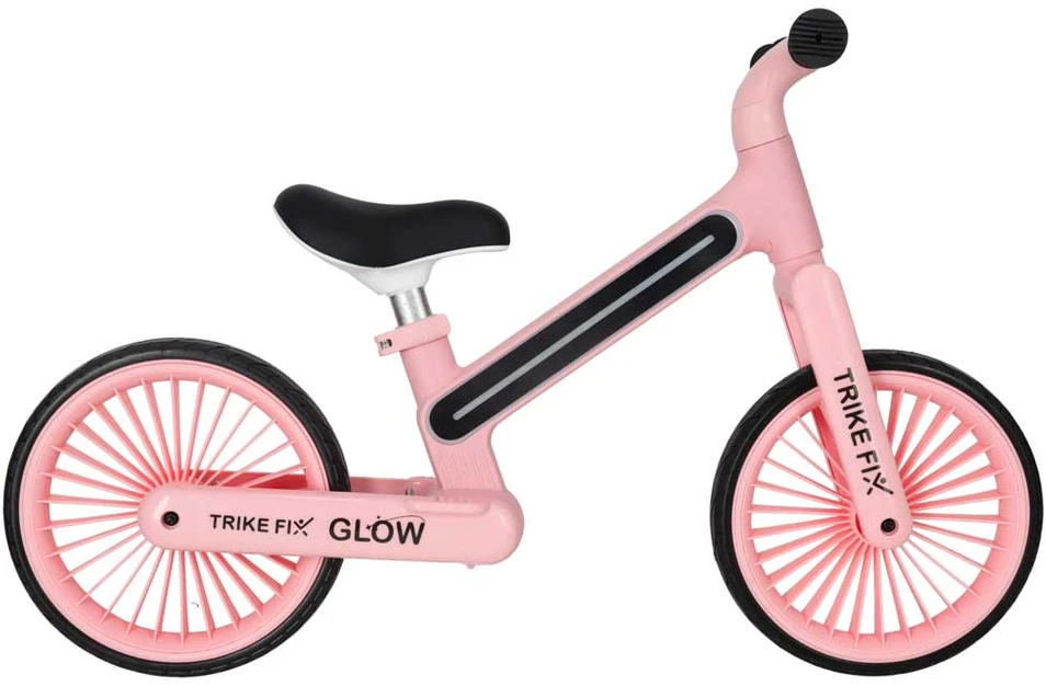 Balansinis dviratis Trike Fix Glow LED rėmas, rožinis