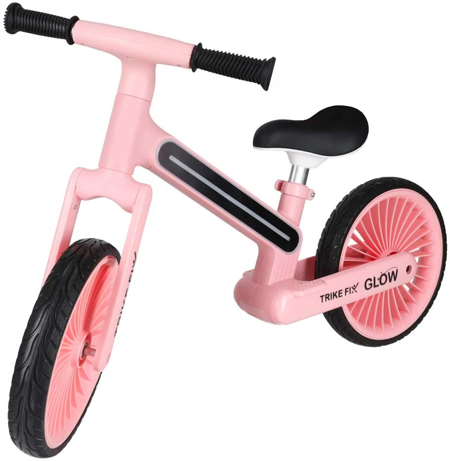 Balansinis dviratis Trike Fix Glow LED rėmas, rožinis