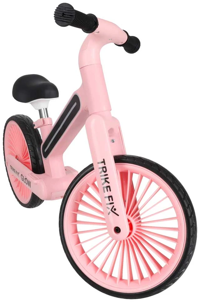 Balansinis dviratis Trike Fix Glow LED rėmas, rožinis