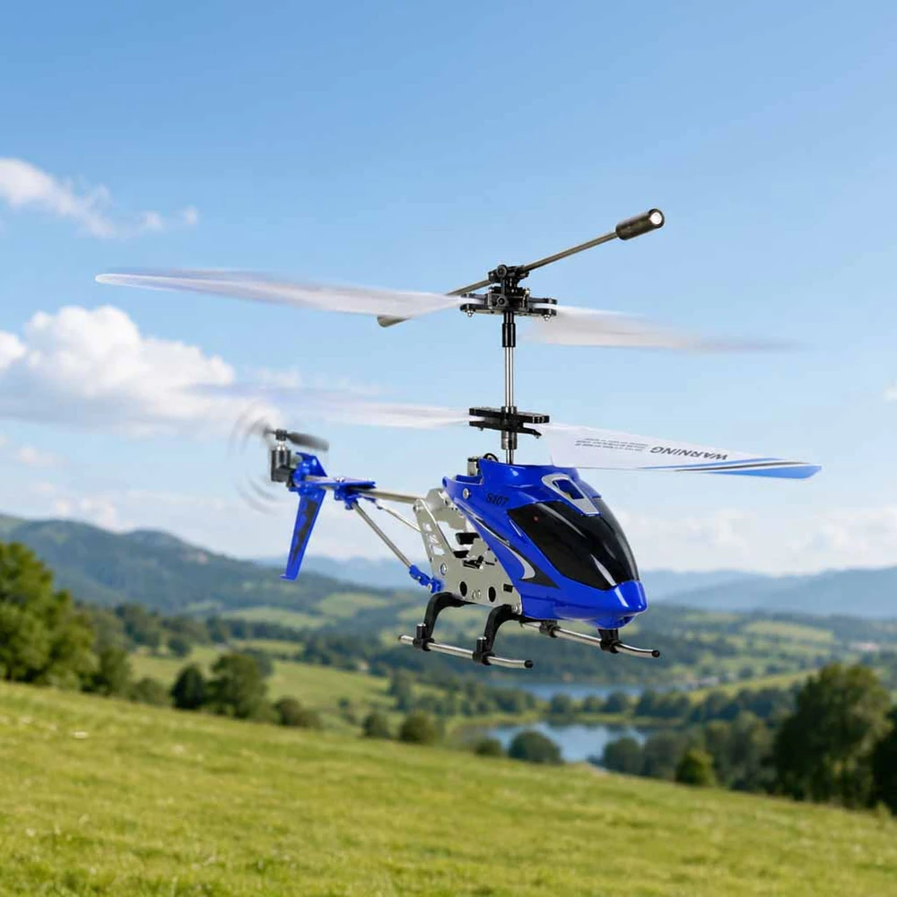 SYMA S107G RC sraigtasparnis mėlynos spalvos