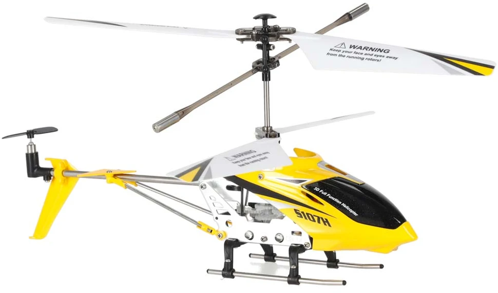 SYMA S107H RC sraigtasparnis 2.4GHz RTF geltonos spalvos