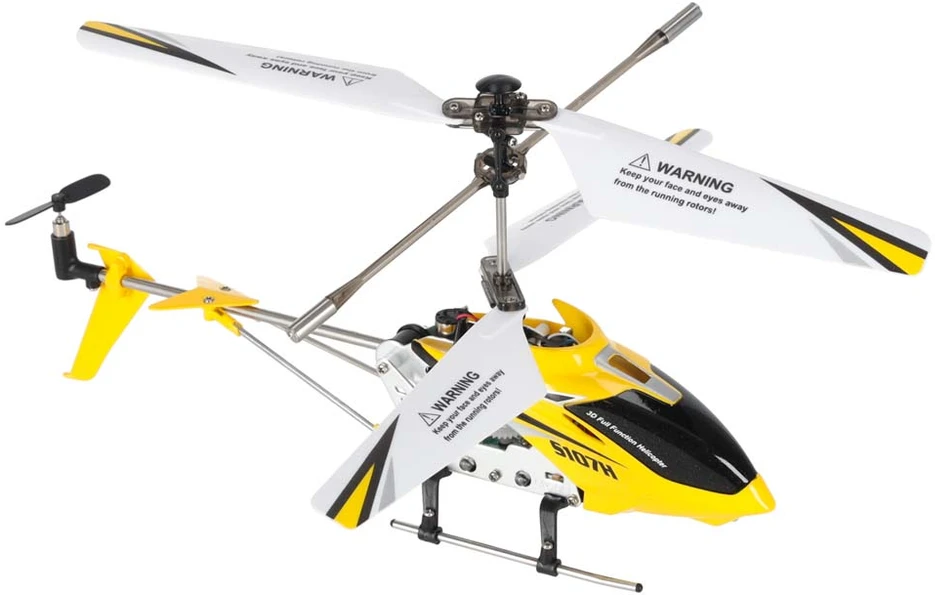SYMA S107H RC sraigtasparnis 2.4GHz RTF geltonos spalvos
