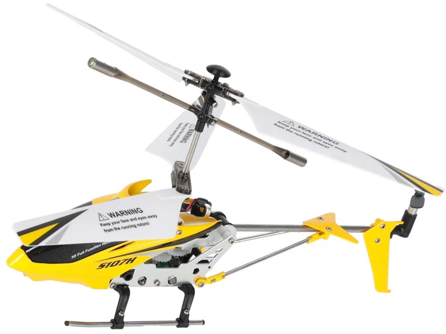 SYMA S107H RC sraigtasparnis 2.4GHz RTF geltonos spalvos