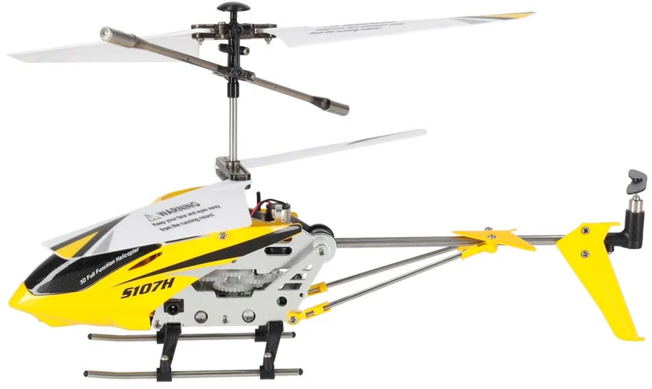 SYMA S107H RC sraigtasparnis 2.4GHz RTF geltonos spalvos