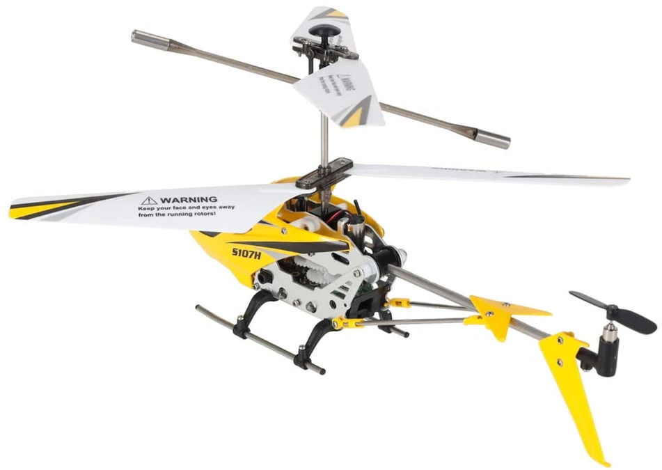 SYMA S107H RC sraigtasparnis 2.4GHz RTF geltonos spalvos