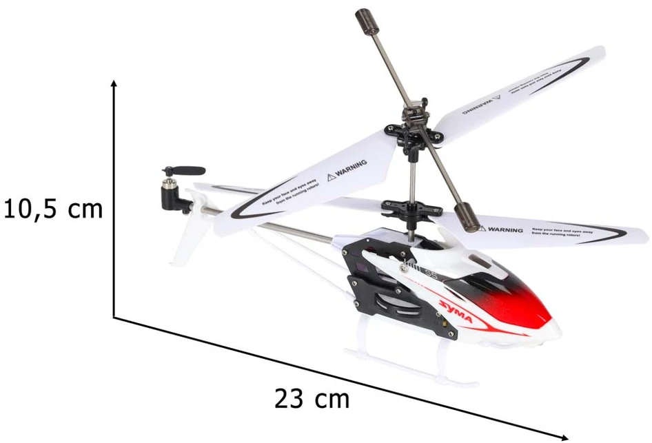 SYMA S5 RC sraigtasparnis, baltas
