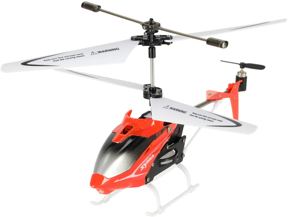 SYMA S5 RC sraigtasparnis 3CH raudonas