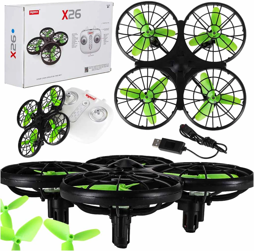 Syma X26 kliūčių vengimo RC dronas 2.4Ghz be galvos