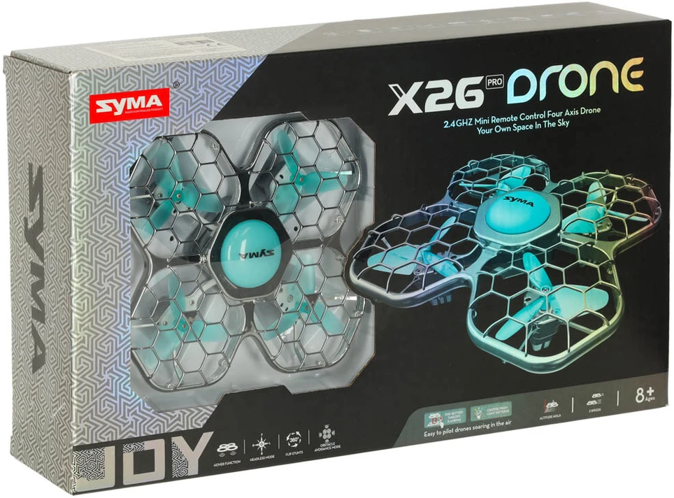 Syma Dronas X26 su besisukančiais rotoriais