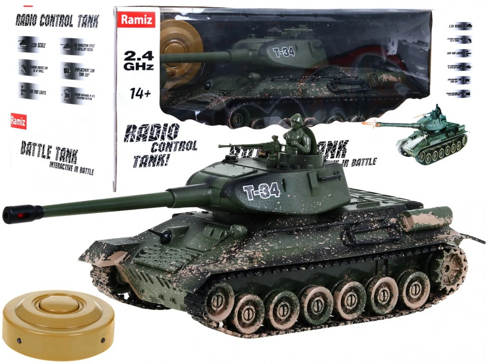 DWM Tankas T-34 kamufliažas 1:28 (ZRC.99815)
