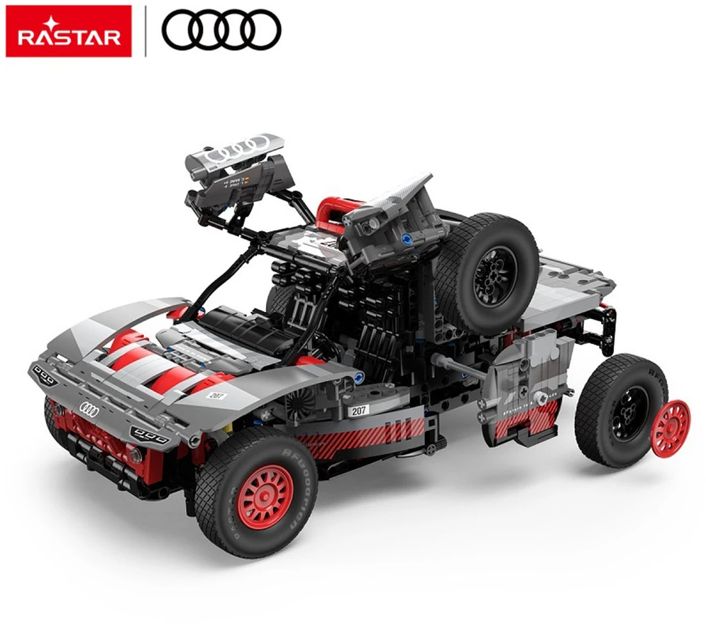 Rastar Techniniai konstruktoriaus blokai Audi RS Q e-tron 1:14 pilki