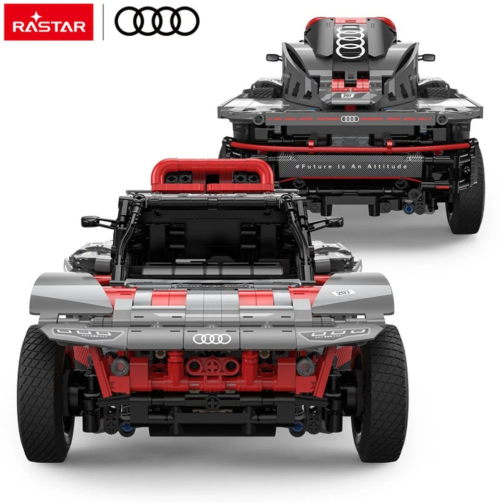 Rastar Techniniai konstruktoriaus blokai Audi RS Q e-tron 1:14 pilki