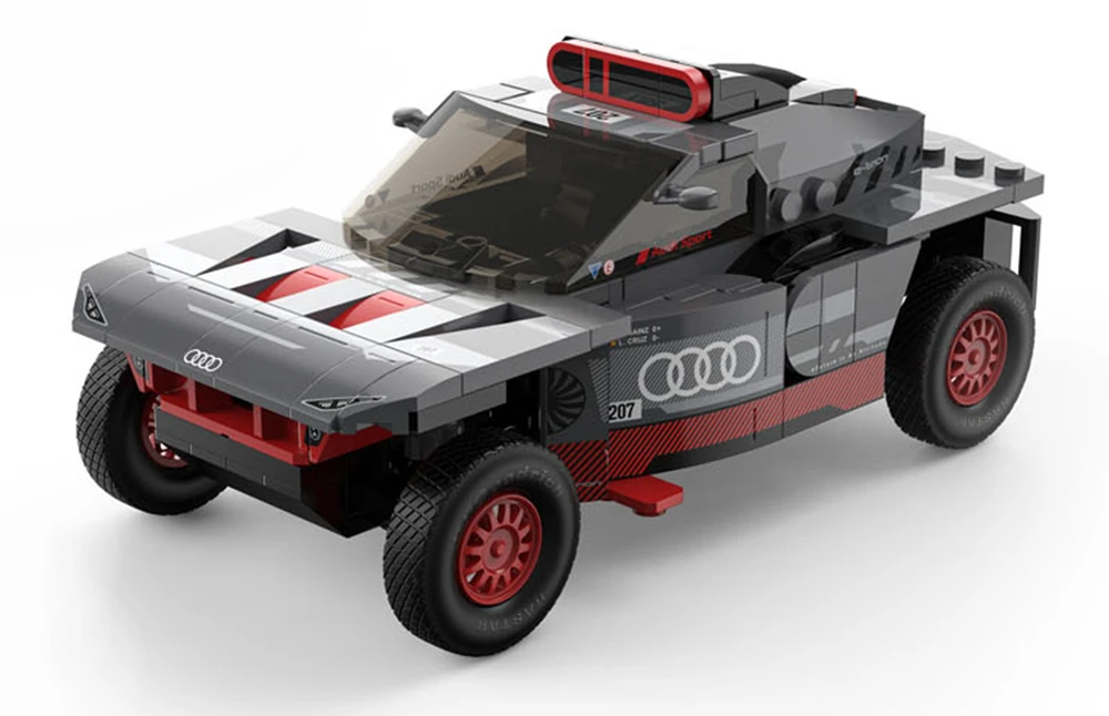 Rastar Techniniai konstruktoriaus blokeliai Audi RS Q e-tron 1:30 pilki