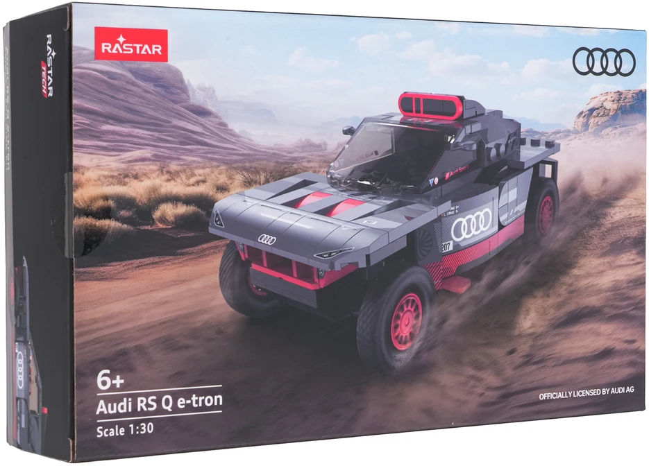 Rastar Techniniai konstruktoriaus blokeliai Audi RS Q e-tron 1:30 pilki