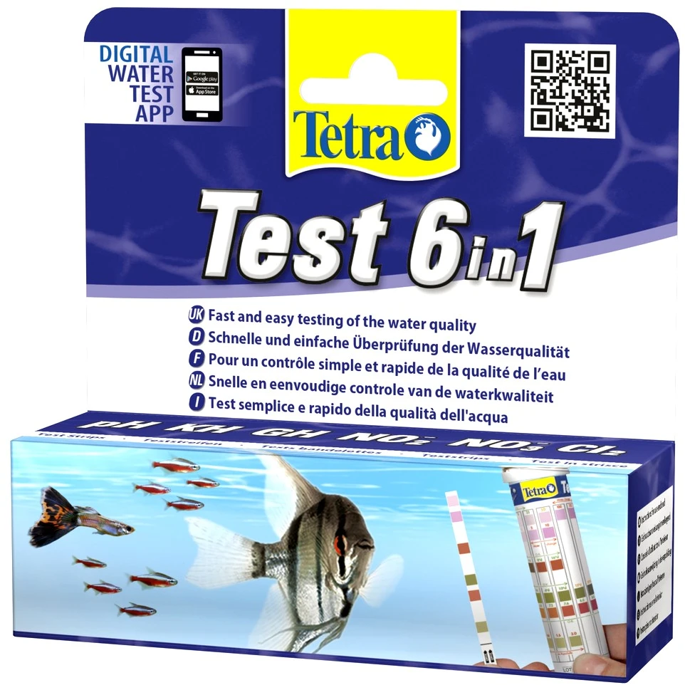 Tetra testas 6in1 (25vnt)