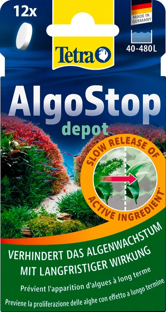 Tetra Algo Stop Depot 12 tablečių.