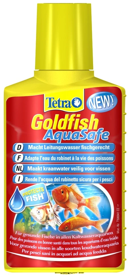 TETRA GOLDFISH AQUASAFE PRIEMONĖ AUKSINIŲ ŽUVYČIŲ AKVARIUMO PRIEŽIŪRAI, 100 ML