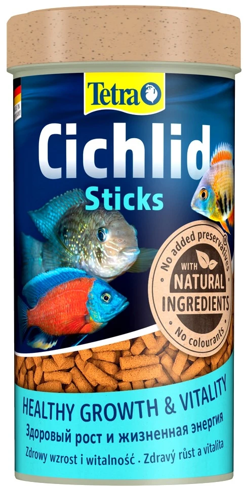 Tetra Cichlid Sticks 250ml pašaras ciklidams ir kt. didelėm