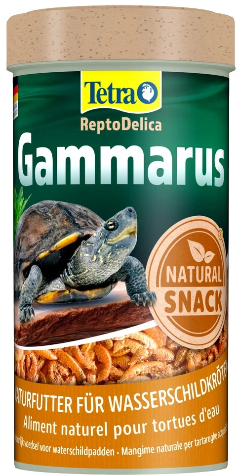 Tetra Gammarus pašaras vandens vėžliams su krevetėmis 250ml, papildas prie ReptoMin
