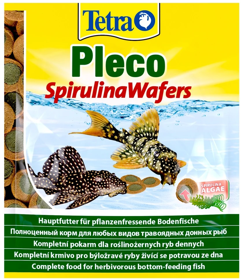 TETRA Pleco Spirulina maistas žuvims