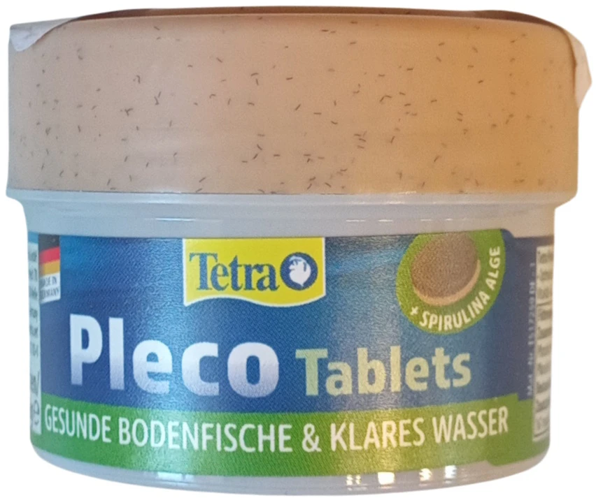 Tetra Pleco Tablets pašaras žolėdėms dugninėms akvariumo žuvims tabletėmis,58vnt
