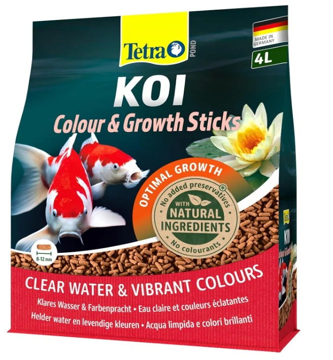 Tetra Pond KOI Spalvų ir Augimo Futteris 4L