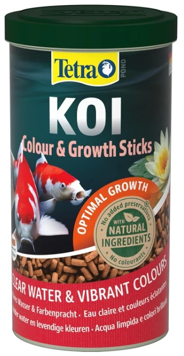 Tetra Pond KOI Spalvų ir Augimo Futteris 1L
