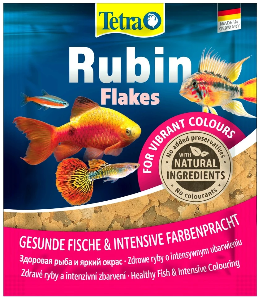 TetraRubin 12g pašaras dekor. žuvims ryškinantis spalvą