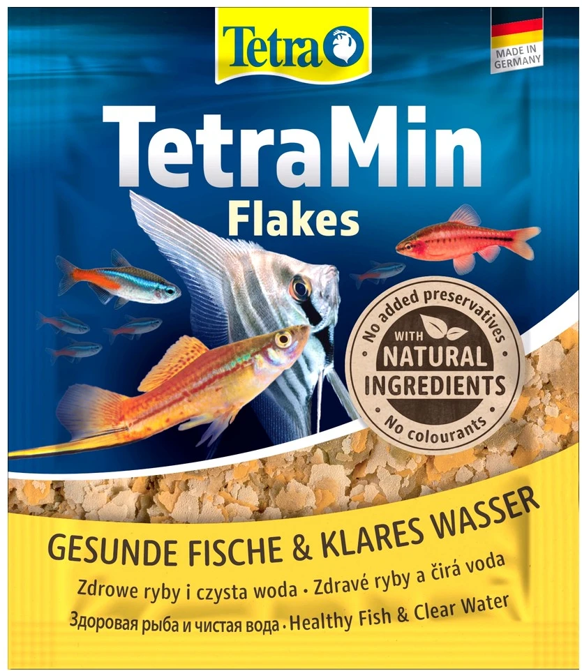 TETRA TetraMin Flakes 12 g, dekoratyvinių žuvų pašaras
