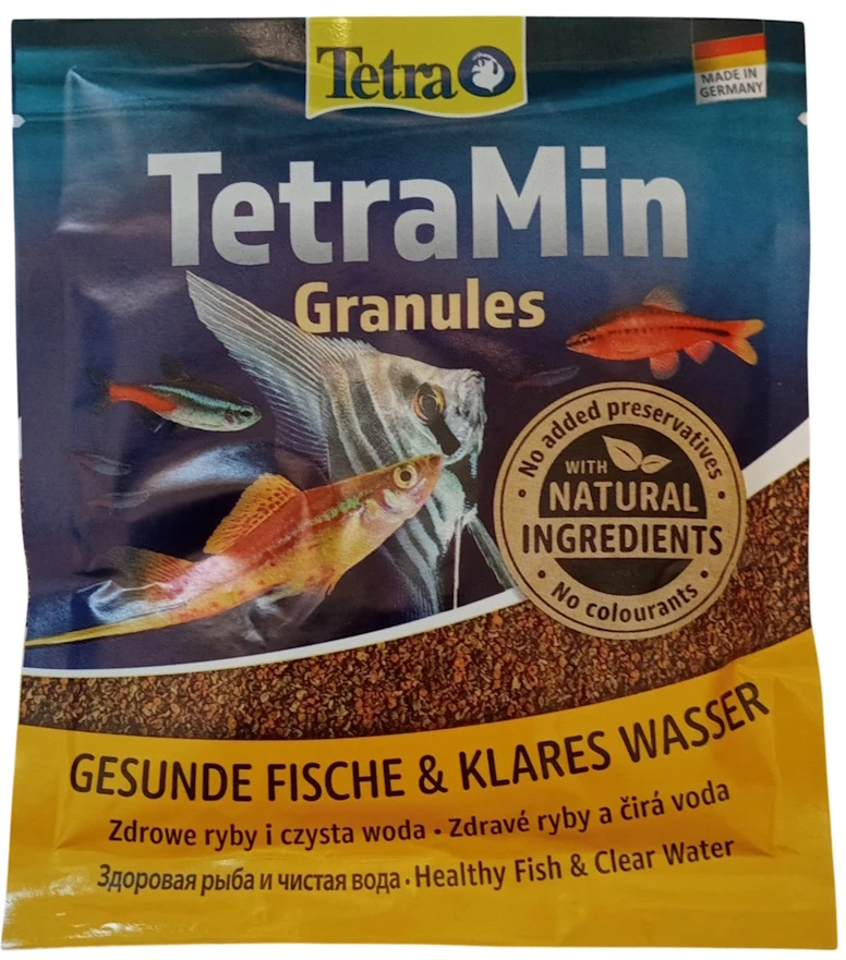 TetraMin GranulesSachet 15g pašaras dekoratyvinėms žuvims