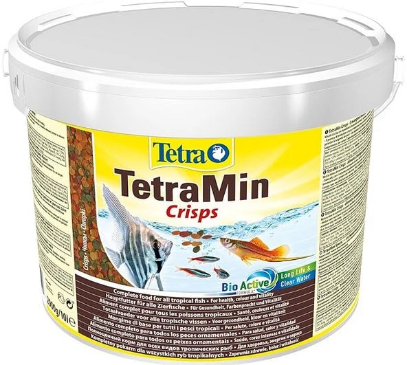TetraMin Crisps 10l pašaras visoms dekoratyvinėms žuvims
