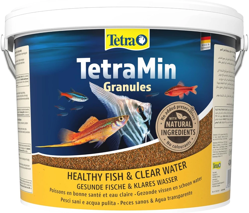 Tetra pašaras žuvytėms TetraMin Granules, 10 L