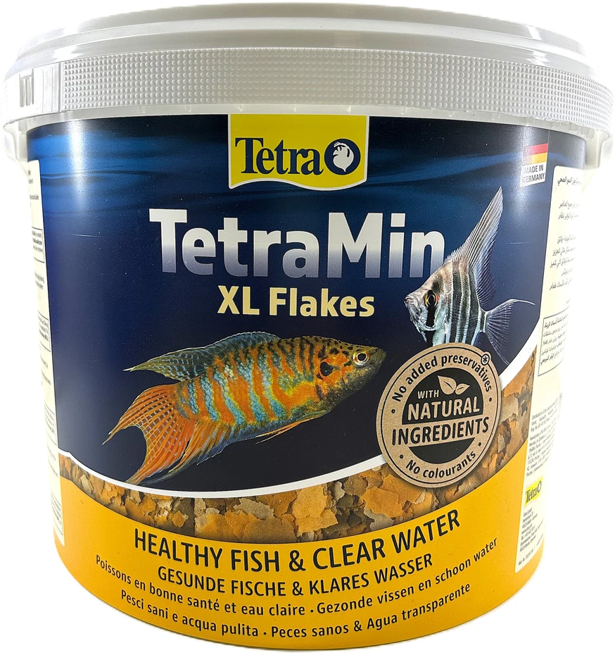 Tetra TetraMin XL Flakes pašaras didelėms dekoratyvinėms žuvims 10L