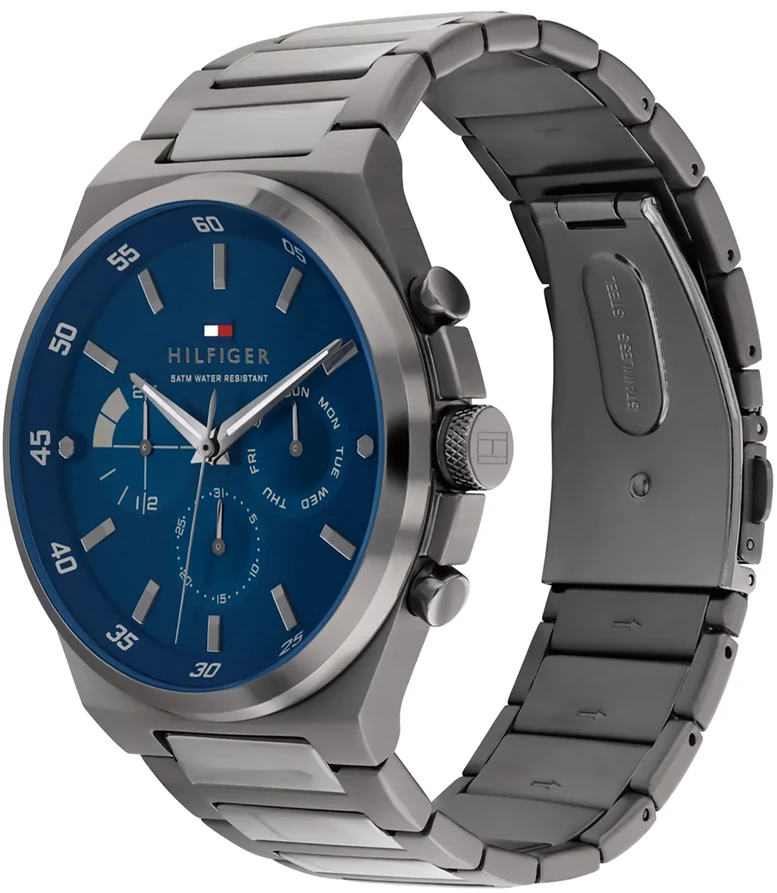 Laikrodis TOMMY HILFIGER DEXTER MEN'S WATCH 1792089 (zf104c) + BOX
