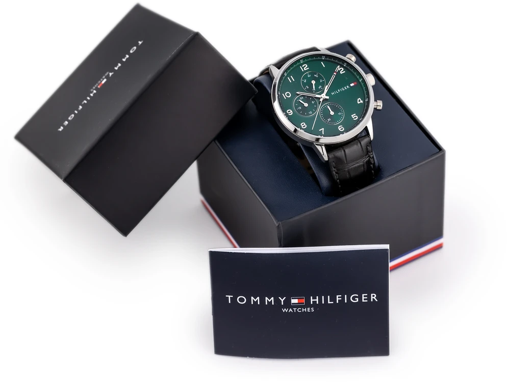 TOMMY HILFIGER LEONARD VYRIŠKAS LAIKRODIS 1791985 (zf089c) + DĖŽUTĖ