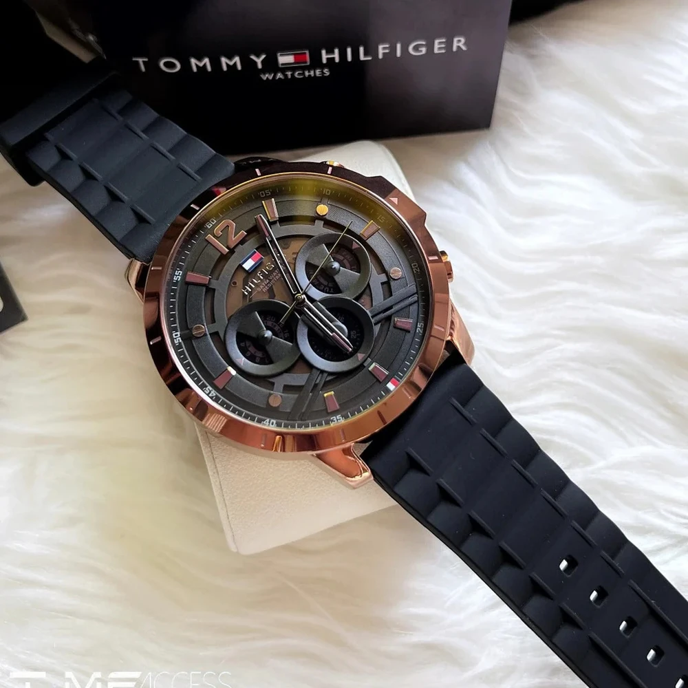 Laikrodis TOMMY HILFIGER LUCA MEN'S WATCH 1710491 (zf082b)