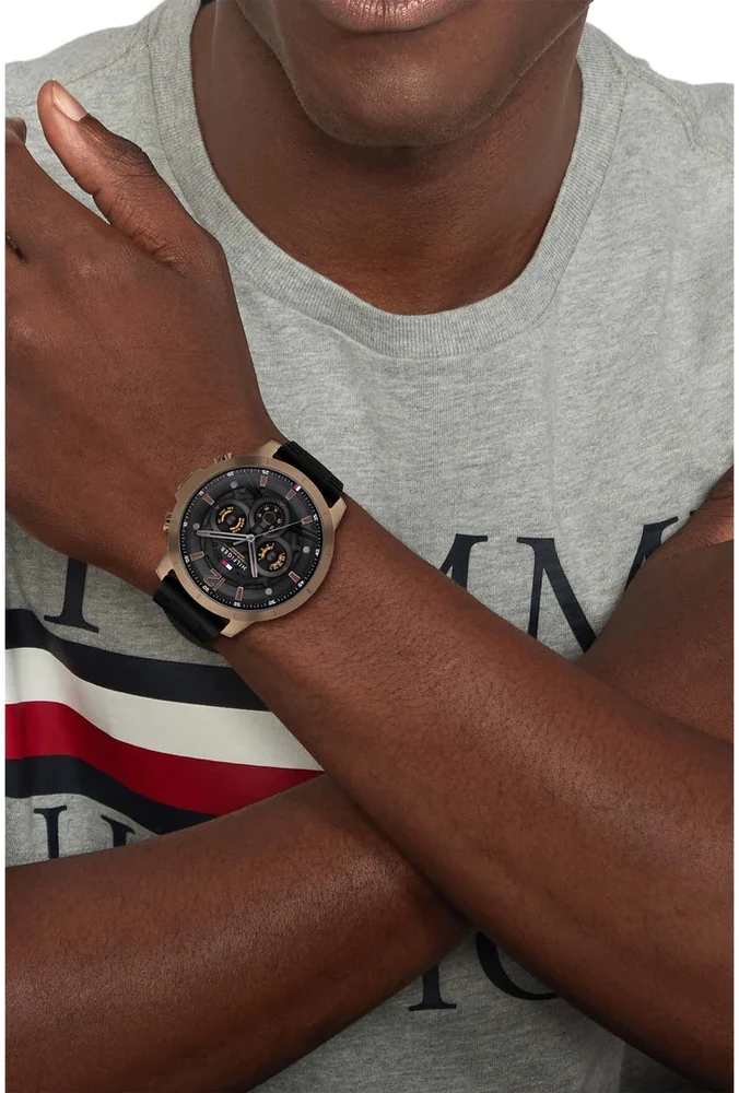 Laikrodis TOMMY HILFIGER LUCA MEN'S WATCH 1710491 (zf082b)