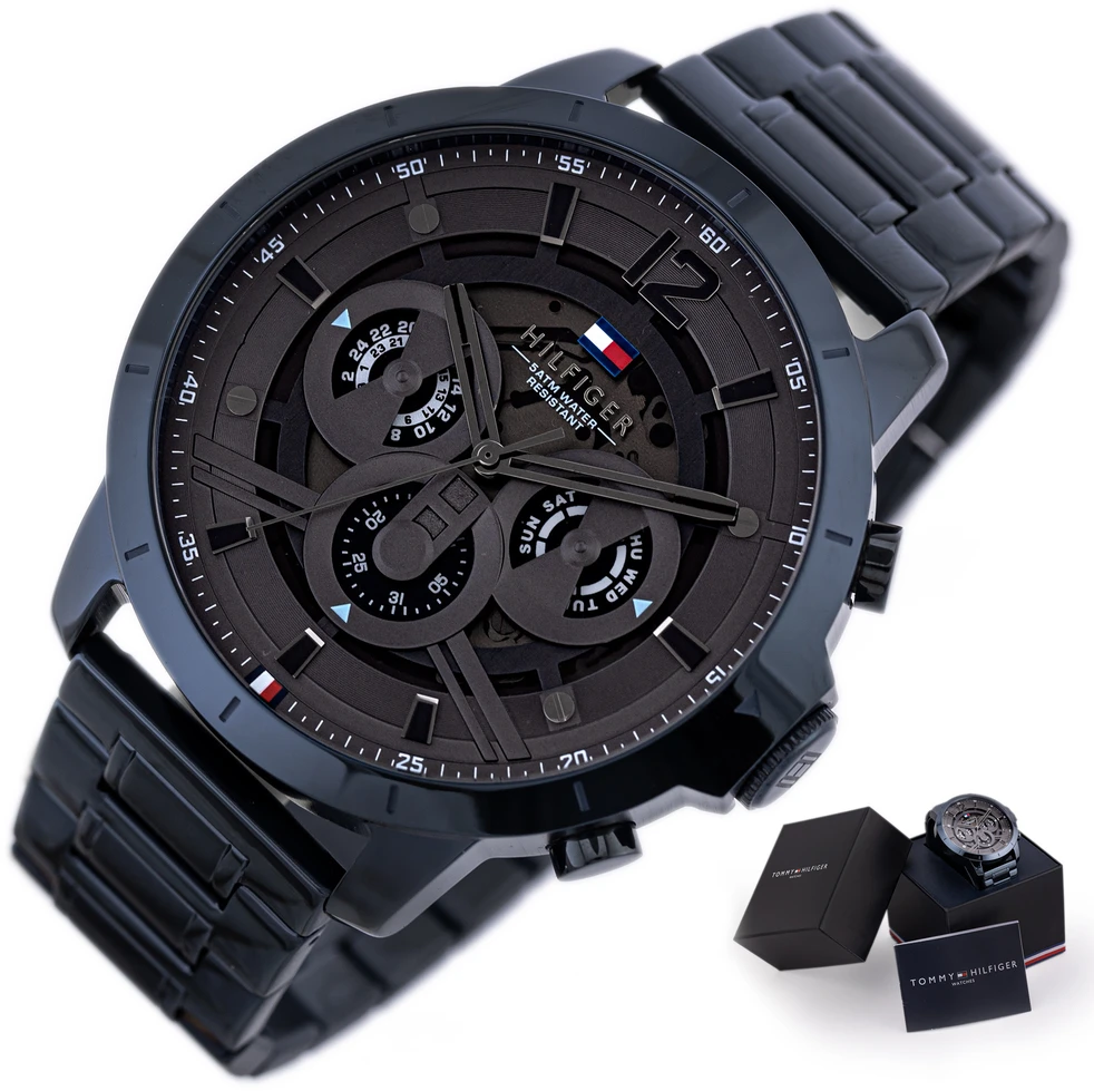 Laikrodis TOMMY HILFIGER LUCA MEN'S WATCH 1710493 (zf082d)