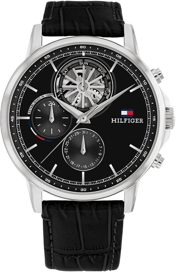 Laikrodis TOMMY HILFIGER MEN'S WATCH 1710605 Steward Open Heart + BOX