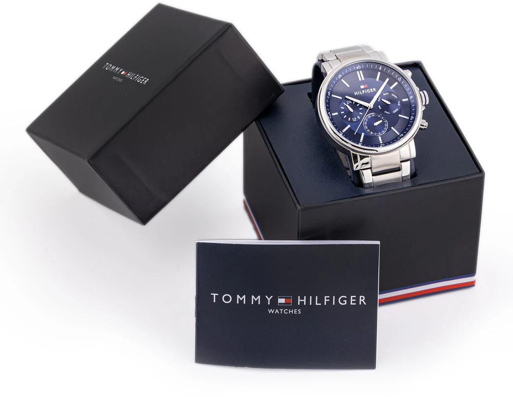 TOMMY HILFIGER TYSON VYRIŠKAS LAIKRODIS 1710588 (zf100a) + DĖŽĖ