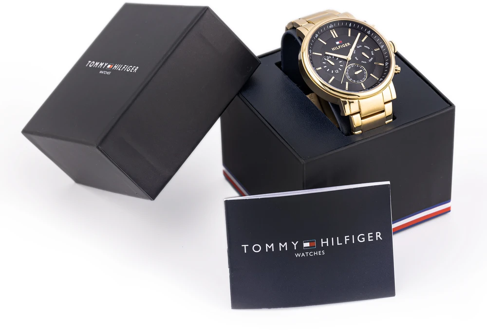 Laikrodis TOMMY HILFIGER TYSON MEN'S WATCH 1710589 (zf100b) + BOX