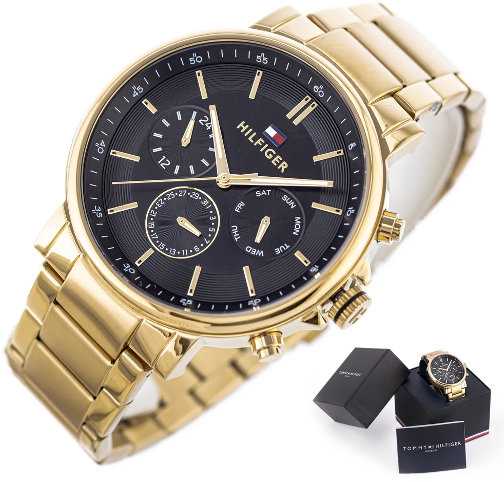 Laikrodis TOMMY HILFIGER TYSON MEN'S WATCH 1710589 (zf100b) + BOX