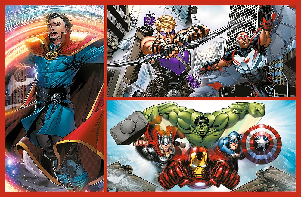 Dėlionė TREFL AVENGERS Dėlionių rinkinys, 2 x 70 det.